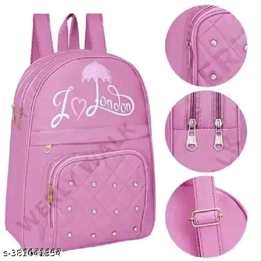 Stylish Trendy Backpack For Girls Kids For School College Office And Travel