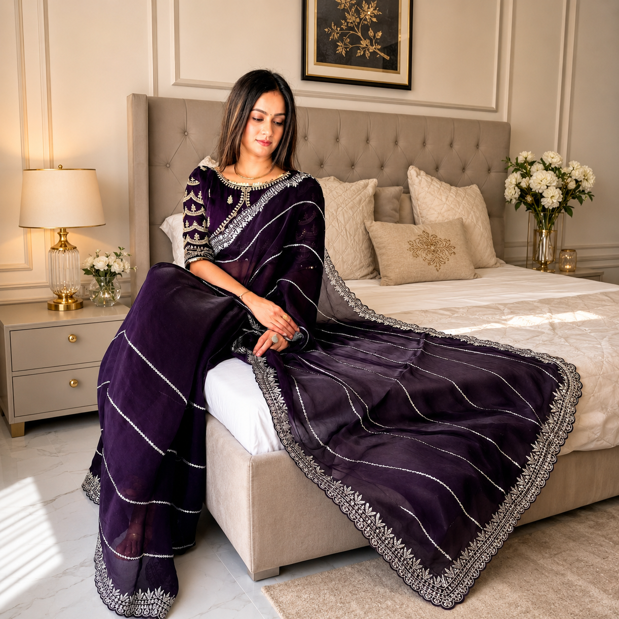 Women Trending Jimmy Choo Saree