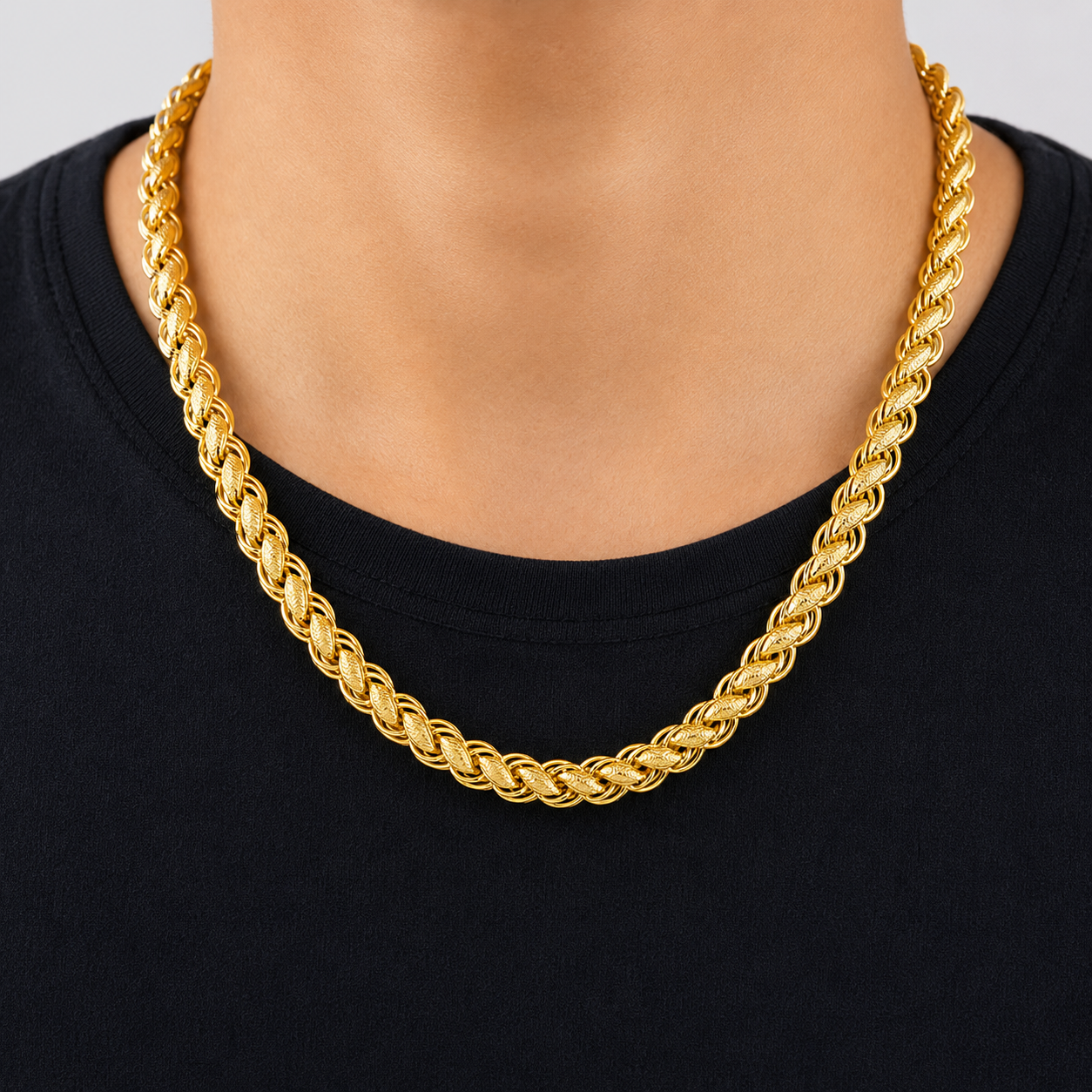 Stylish Lotus golden Chain attractive for Men & Boy