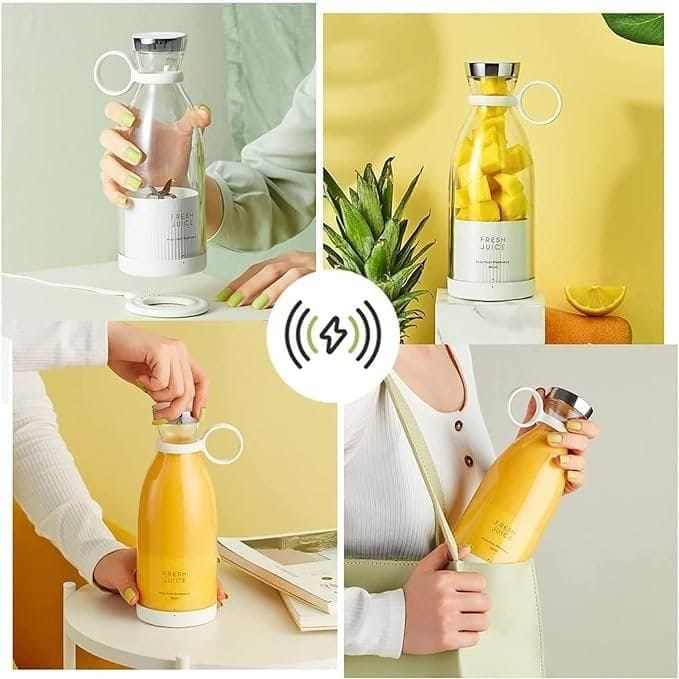 Mini Portable Bottle Juicer Mixer Blender | USB Rechargeable