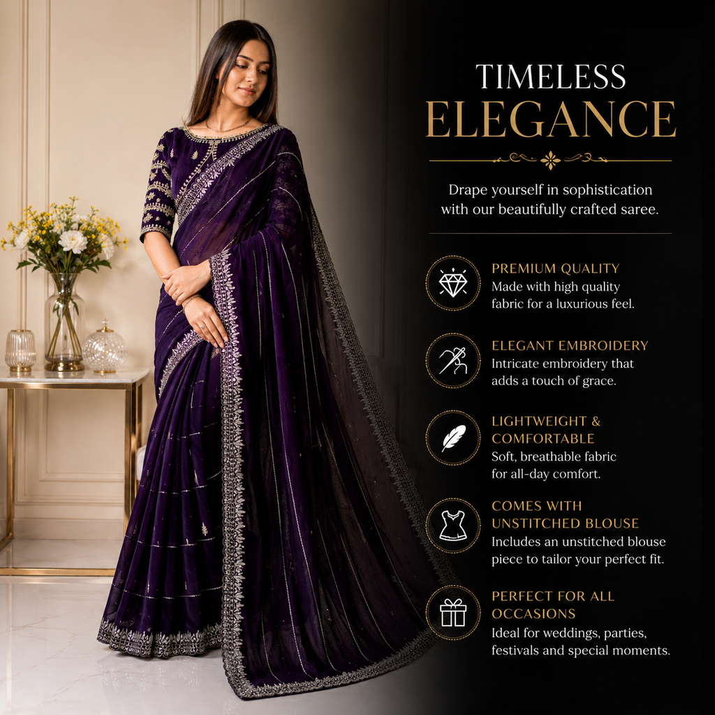 Women Trending Jimmy Choo Saree