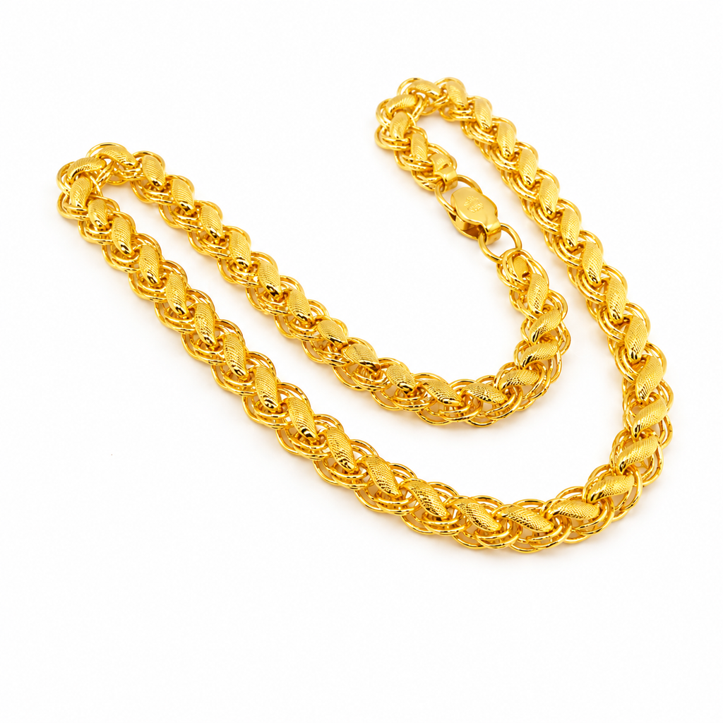 Men Lotus Pendant Necklace – Casual & Party Wear Chain for Men
