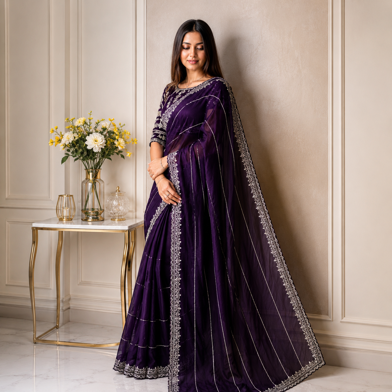 Women Trending Jimmy Choo Saree