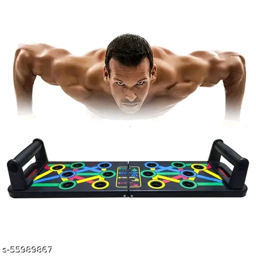 KHARGADHAM 1 Push-up Board 9 in1 Body Building Fitness Equipment for Chest Arm Muscle Push-up Bar