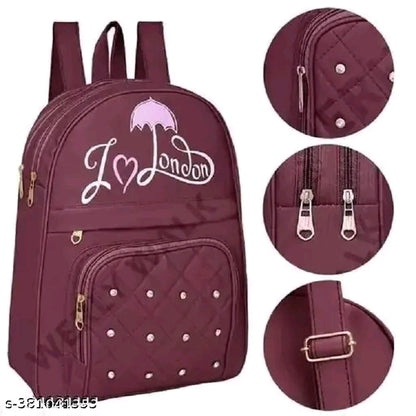 Stylish Trendy Backpack For Girls Kids For School College Office And Travel
