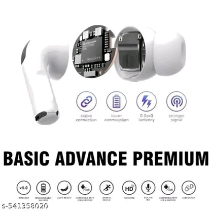 Latest airpods To Office Wear use ear buds wireless And Your Stylish headphone Daily use gaming ear buds Designer bluetooth mic bass earbuds
Name: