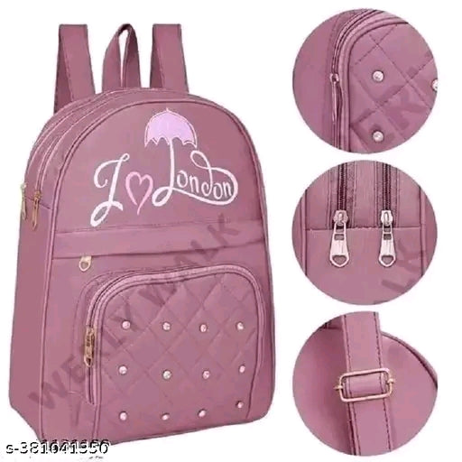 Stylish Trendy Backpack For Girls Kids For School College Office And Travel
