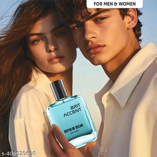 BRIT ACCENT|Depth of Ocean| Long-Lasting|Premium |Specially Currated for Unisex| Eau de Toilette - 50 ml (For Men & Women)