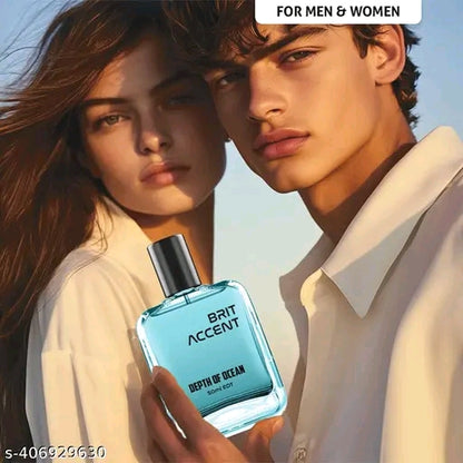 BRIT ACCENT|Depth of Ocean| Long-Lasting|Premium |Specially Currated for Unisex| Eau de Toilette - 50 ml (For Men & Women)