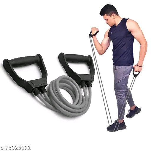 Double Toning Tube Pull Rope Elastic Resistance Bands Fitness Rope Rubber Bands for Fitness