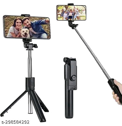Selfie Stick Bluetooth Selfie Stick Tripod Extendable Tripod Stick with Remote Facetime